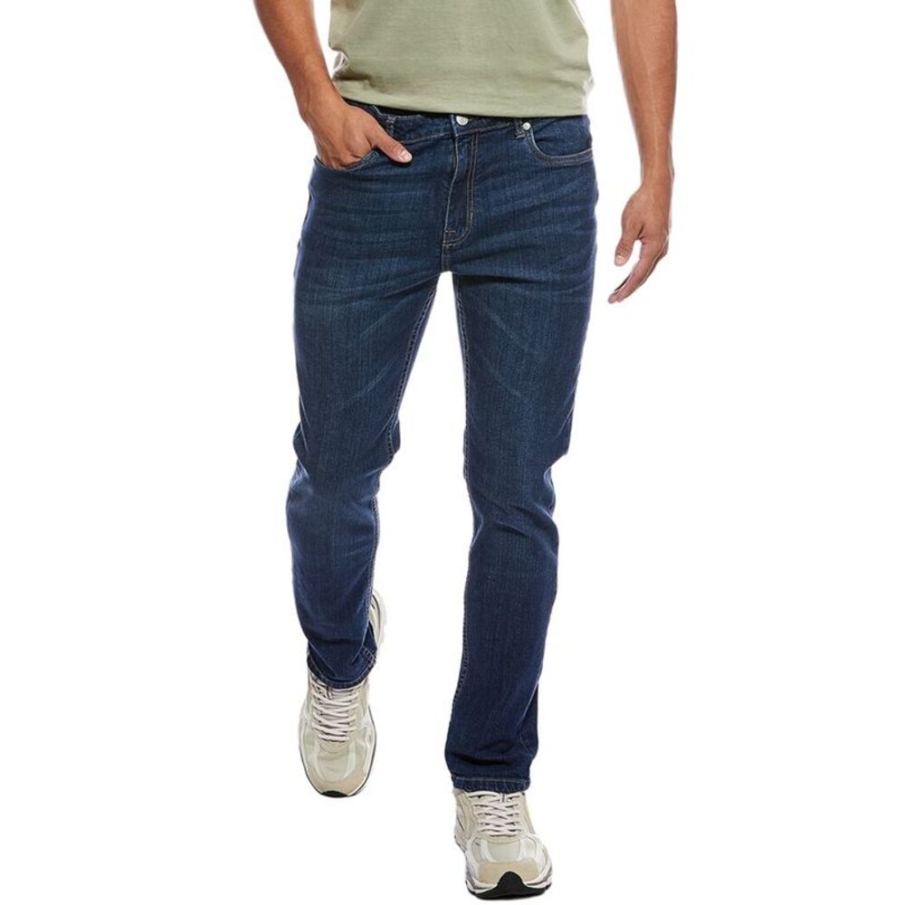 Polo Club St. Martin Mens  Straight Medium Wash Jean, Blue